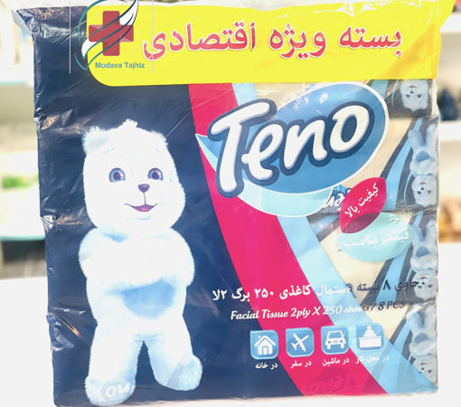 دستمال کاغذی  8 تایی تنو