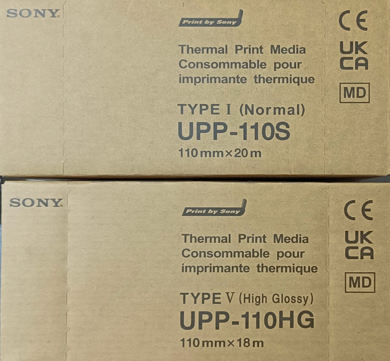 کاغذ سونو گرافی های کوالیتی سونی مدل upp-110S