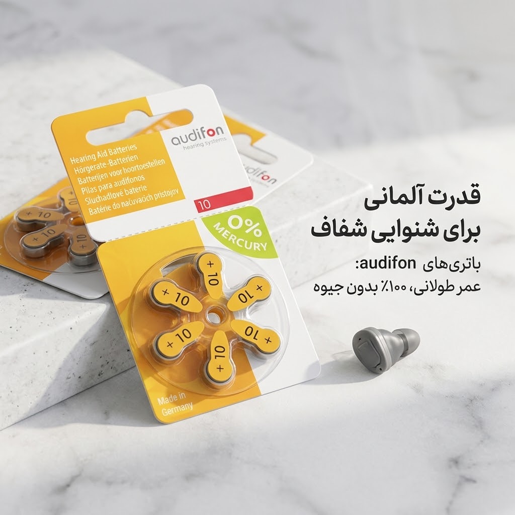 باتری سمعک آدیفون مدل 10 بسته ۶ عددی